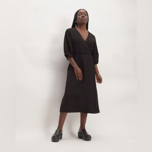 Everlane City Stripe Wrap Dress BNWT